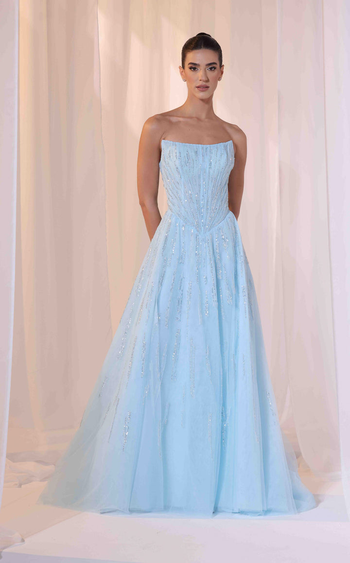 Sara Safa SS26027 Sky-Blue