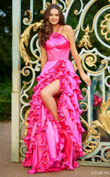Sherri Hill 56258 Bright Pink