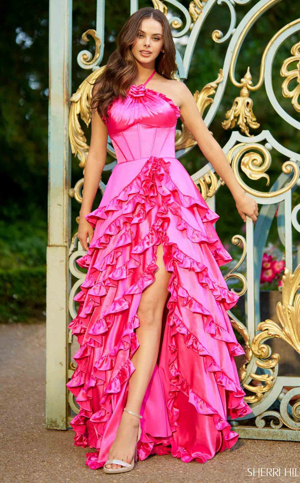 Sherri Hill 56258 Bright Pink