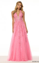 Sherri Hill 56490 Bright Pink