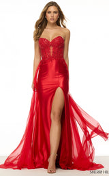 Sherri Hill 56527 Red