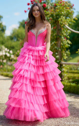 Sherri Hill 56676 Candy Pink