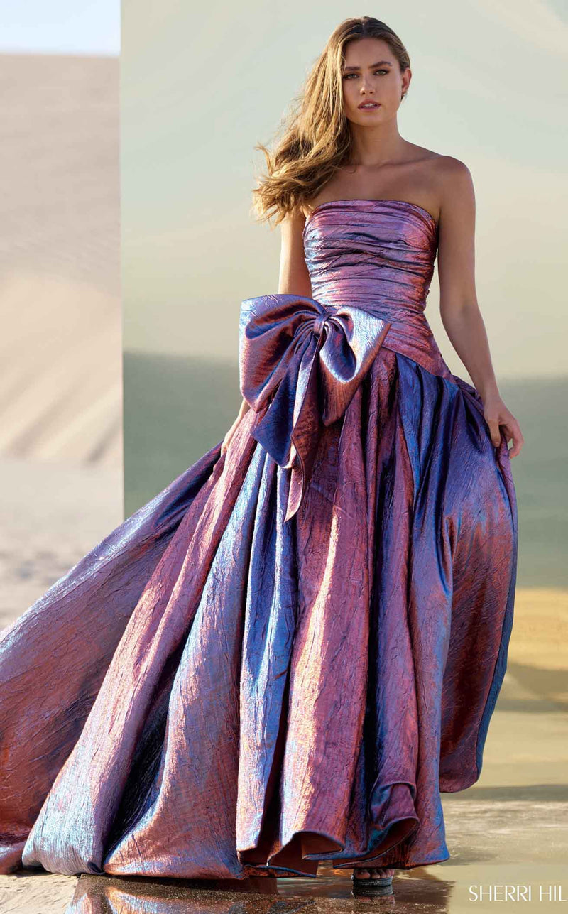 turquoise purple dress Luxury Turquoise V-Neck Evening Dress with Cape SS397