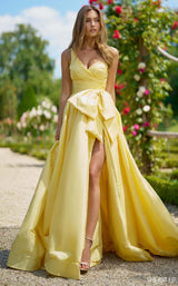 Sherri Hill 56872 Light Yellow
