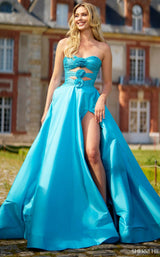 Sherri Hill 56874 Aqua