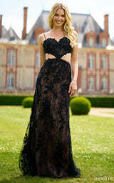 Sherri Hill 56903 Black/Nude