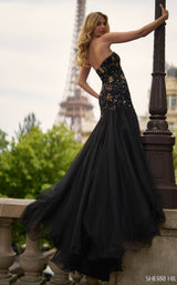 Sherri Hill 56916 Black/Gold/Gunmetal