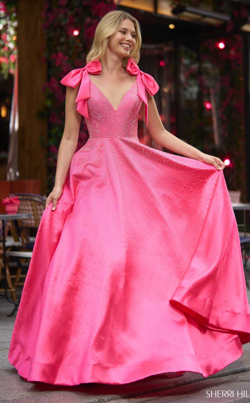 Sherri Hill 56929 Bright Pink