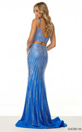 Sherri Hill 56931 Royal/Silver