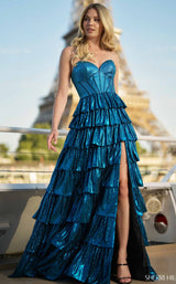 Sherri Hill 56937 Teal