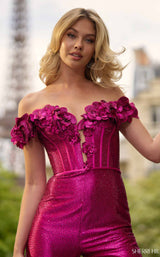 Sherri Hill 56954 Fuchsia