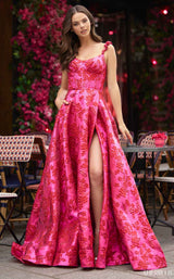 Sherri Hill 56972 Fuchsia