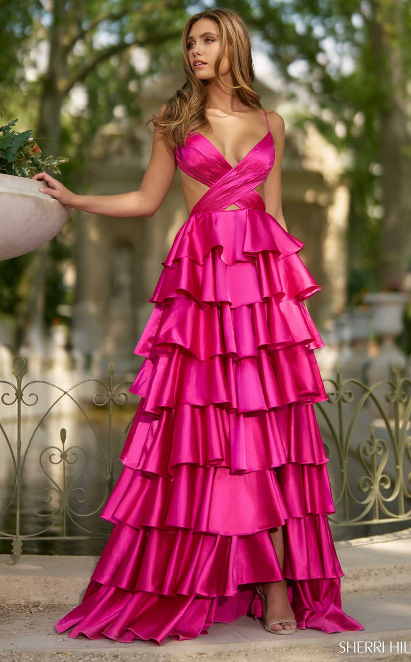 Sherri Hill 57009 Fuchsia