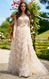 Sherri Hill 57017 Light Champagne