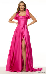 Sherri Hill 57041 Fuchsia
