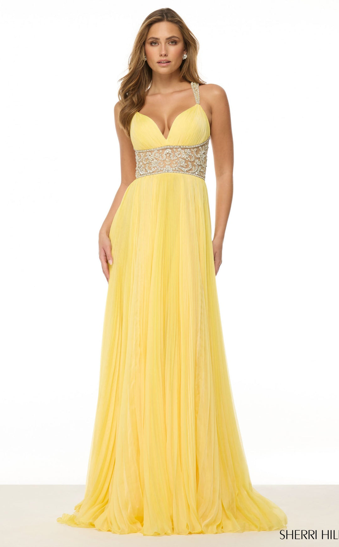 Sherri Hill 57054 Yellow
