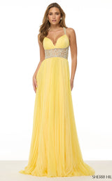 Sherri Hill 57054 Yellow