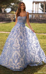 Sherri Hill 57058 Ivory/Blue