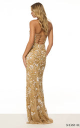 Sherri Hill 57107 Nude/Ivory/Gold