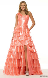 Sherri Hill 57125 Orange-Pink