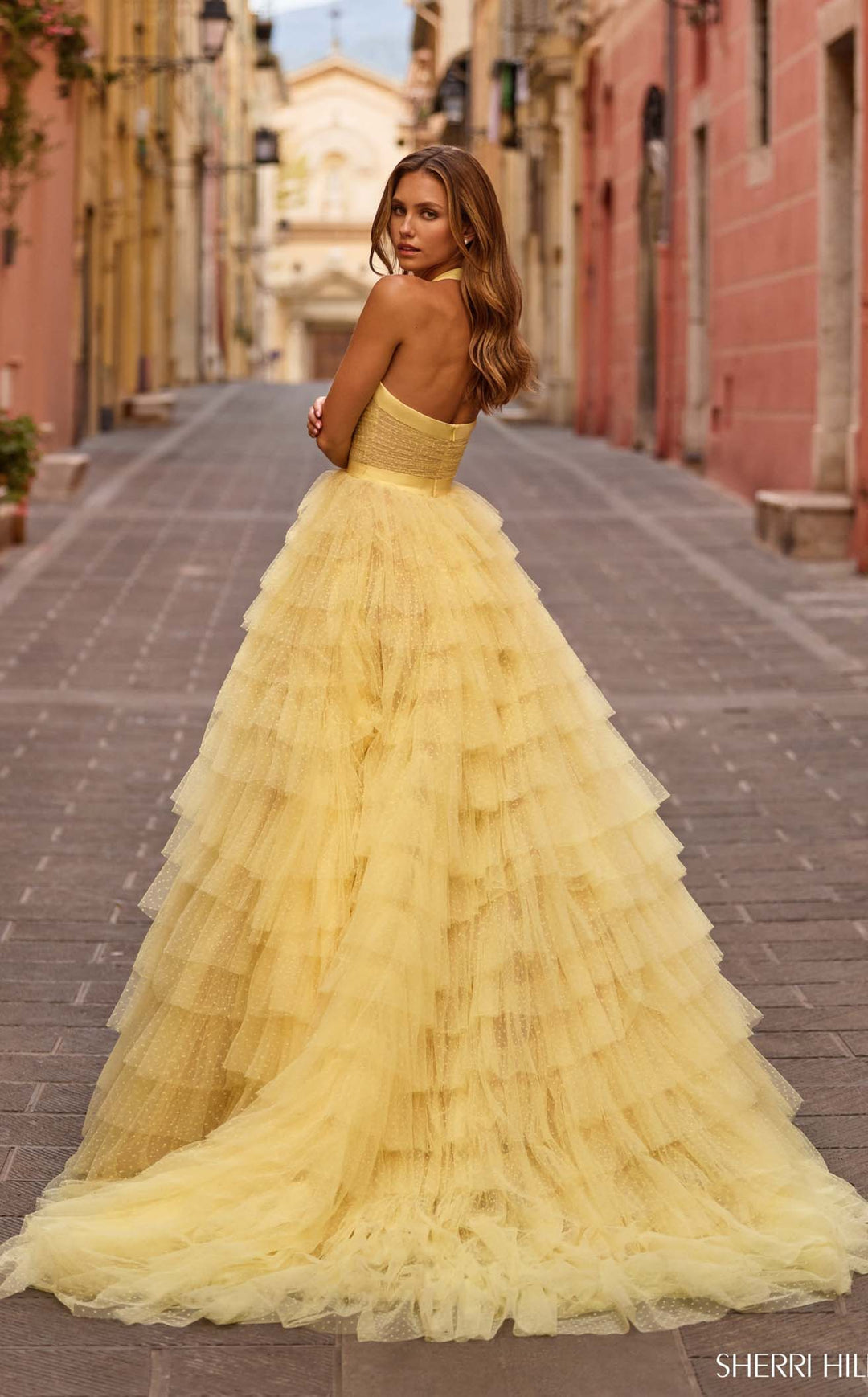 Sherri Hill 57140 Yellow