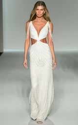Sherri Hill 57209 Ivory/Silver
