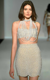 Sherri Hill 57236 Ivory/Silver/Nude