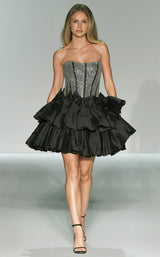 Sherri Hill 57239 Black/Silver