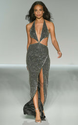 Sherri Hill 57247 Black/Silver