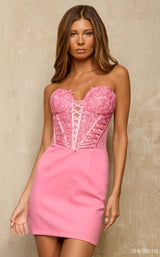Sherri Hill 57332 Bright Pink