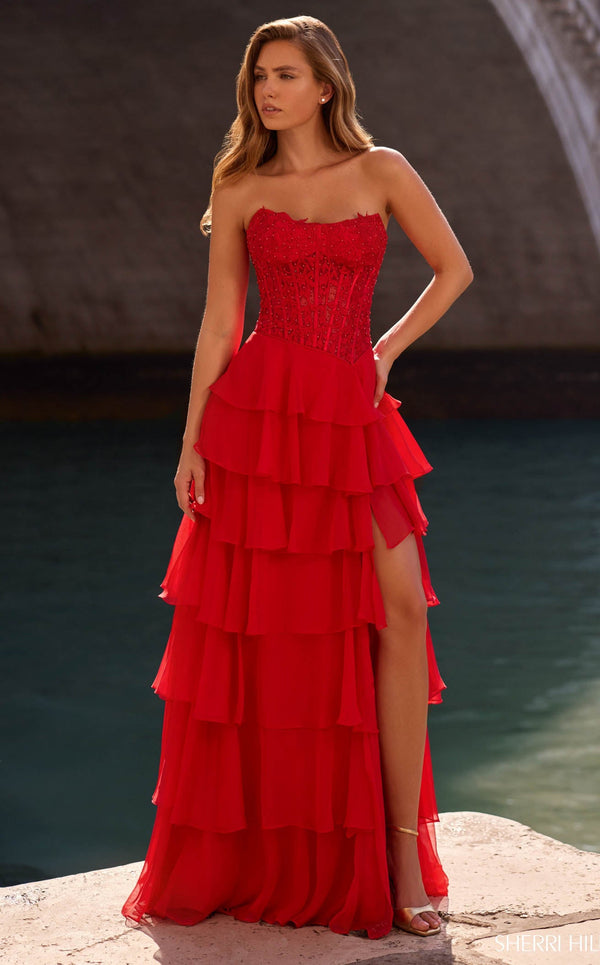 Sherri Hill 57336 Red