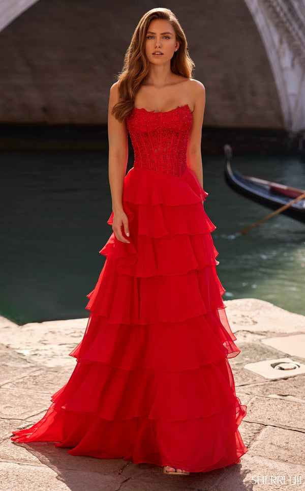 Sherri Hill 57336 Red