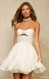 Sherri Hill 57382 Ivory/Silver