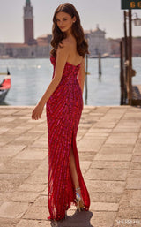 Sherri Hill 57386 Red/Fuchsia