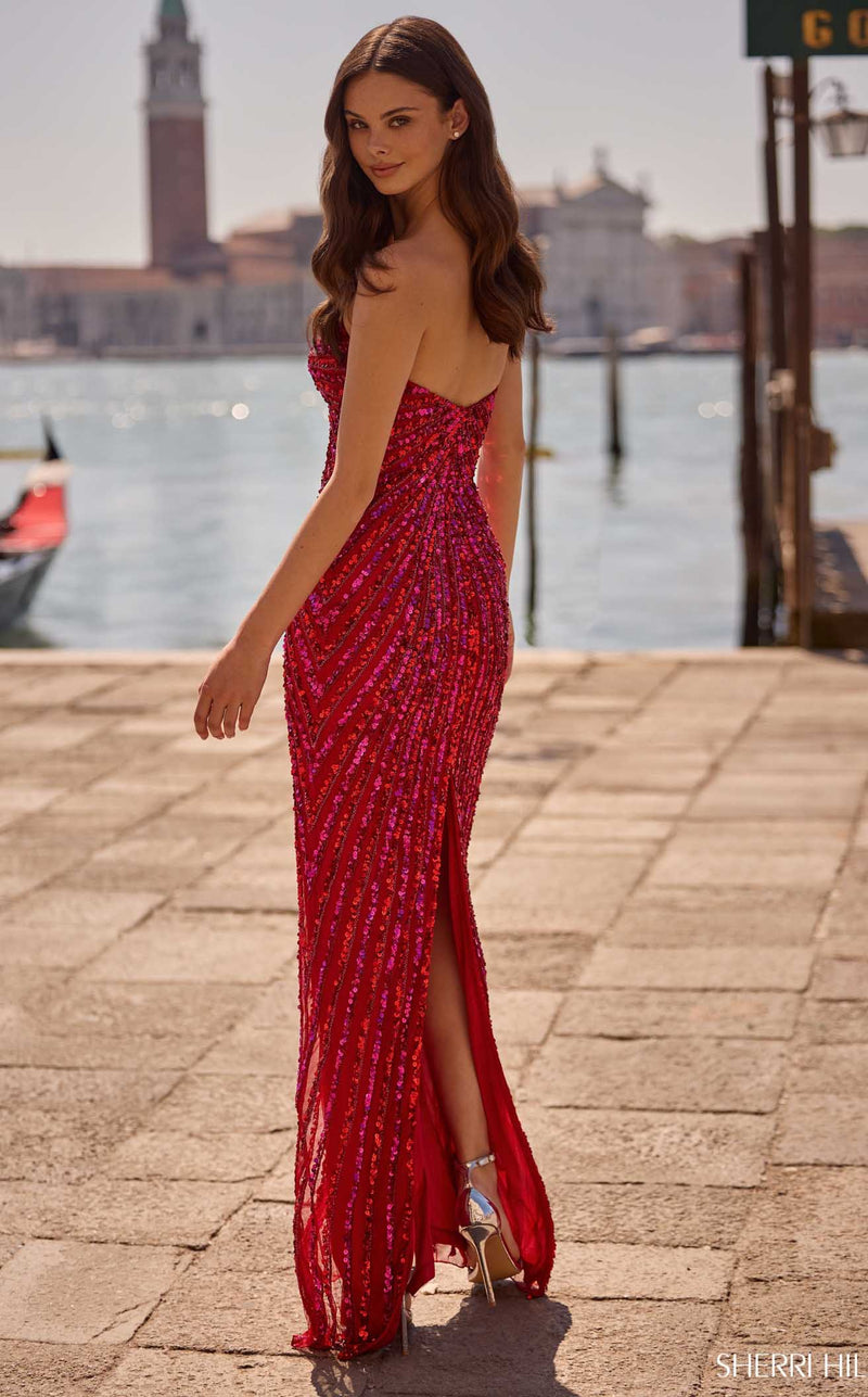 Sherri Hill 57386 Red/Fuchsia