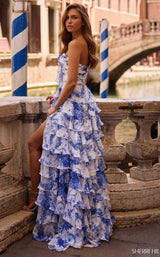 Sherri Hill 57423 Ivory-Blue-Print
