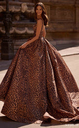 Sherri Hill 57472 Cheetah Print
