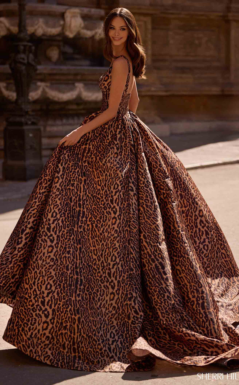 Sherri Hill 57472 Cheetah Print