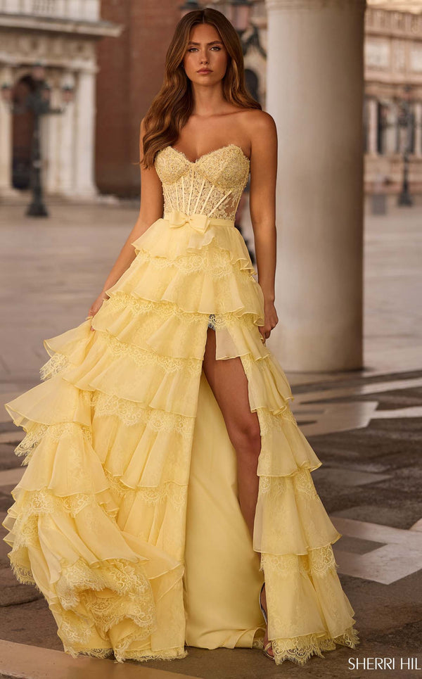 Sherri Hill 57479 Yellow