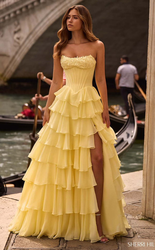 Sherri Hill 57541 Yellow