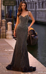 Sherri Hill 57554 Black/Silver