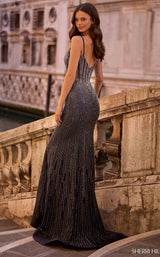 Sherri Hill 57554 Black/Silver