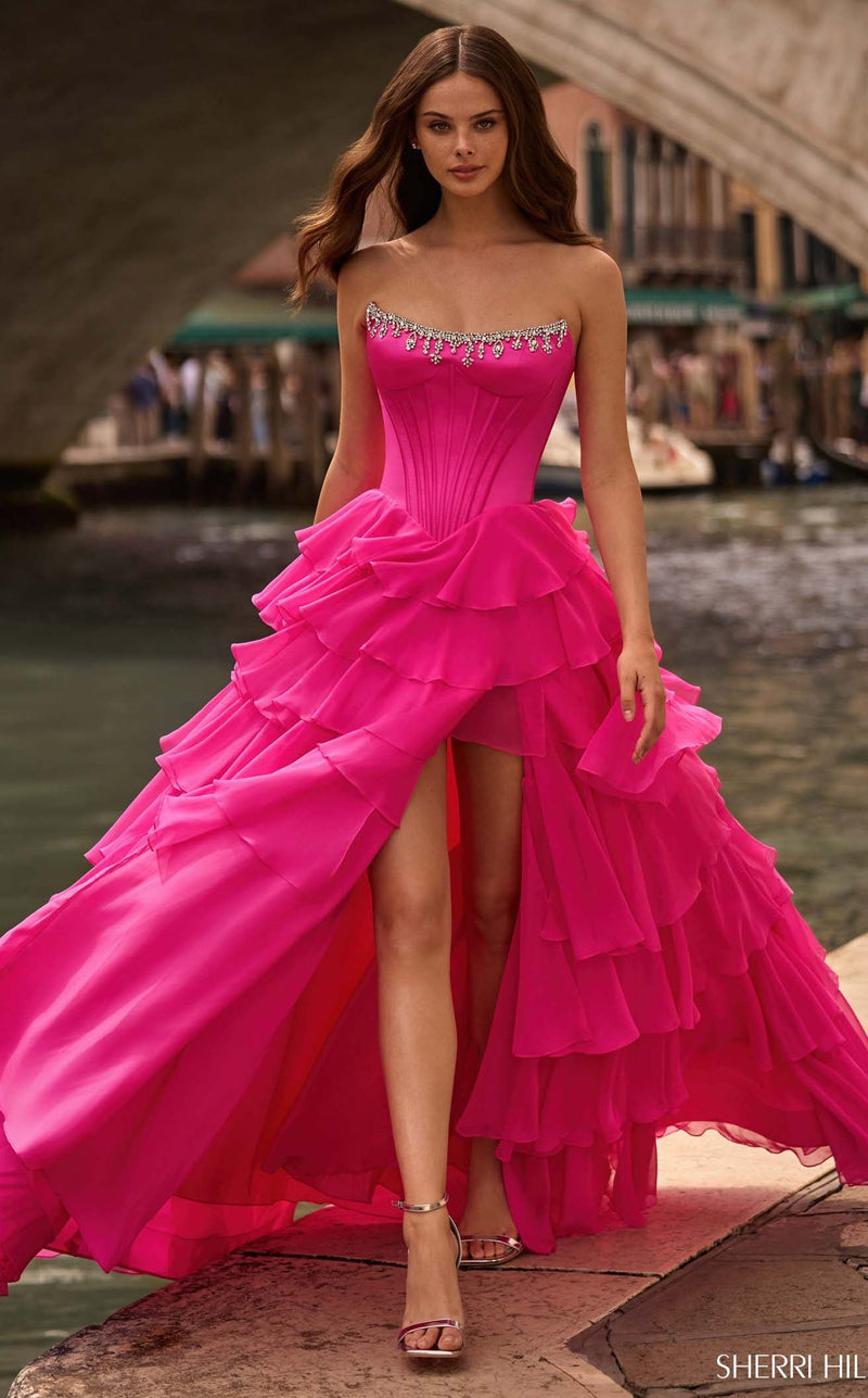 Sherri Hill 57581 Prom Dress - Emerald | NewYorkDress Sherri Hill 57581 Prom Dress - Emerald | NewYorkDress