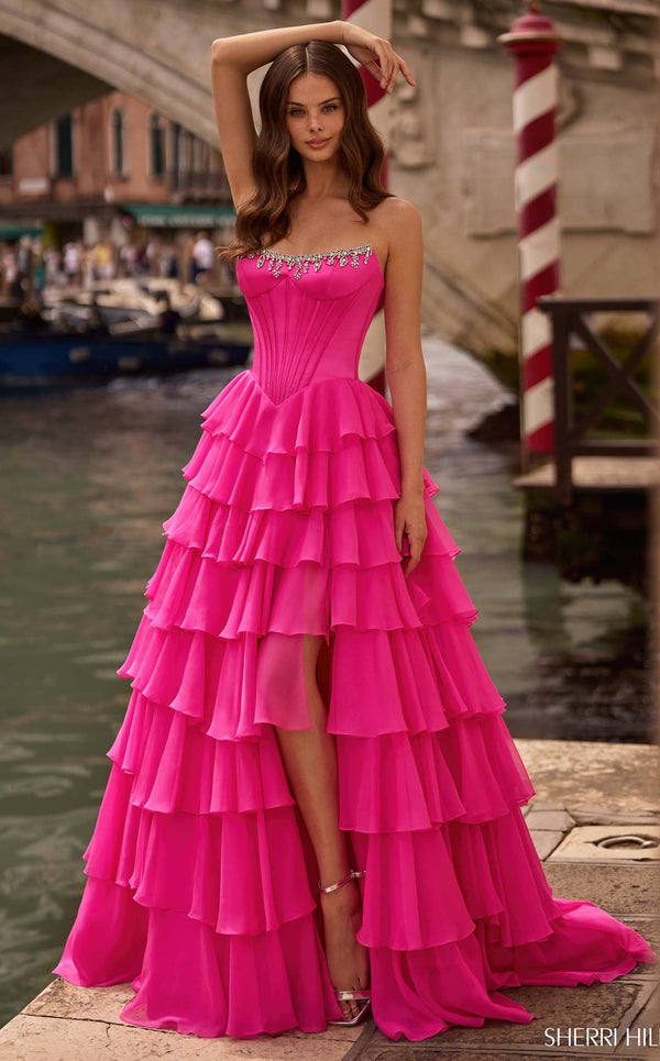 Sherri Hill 57581 Bright Fuchsia