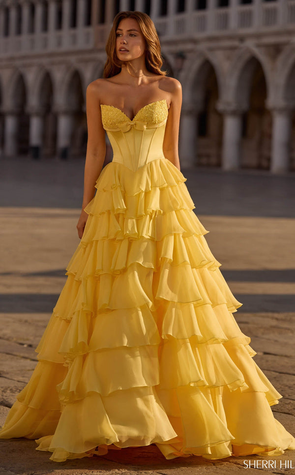 Sherri Hill 57586 Yellow