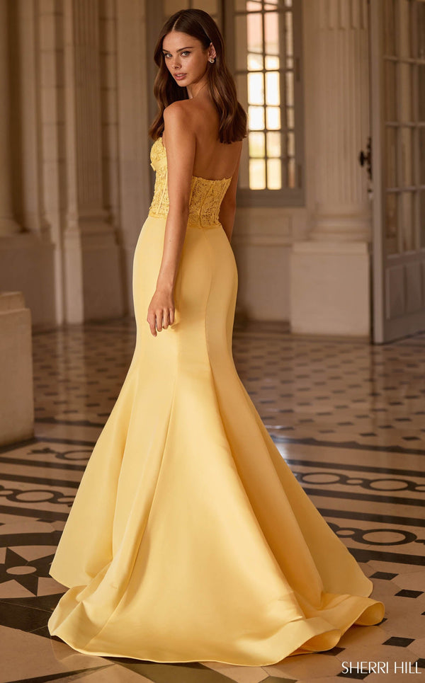 Sherri Hill 57621 Yellow