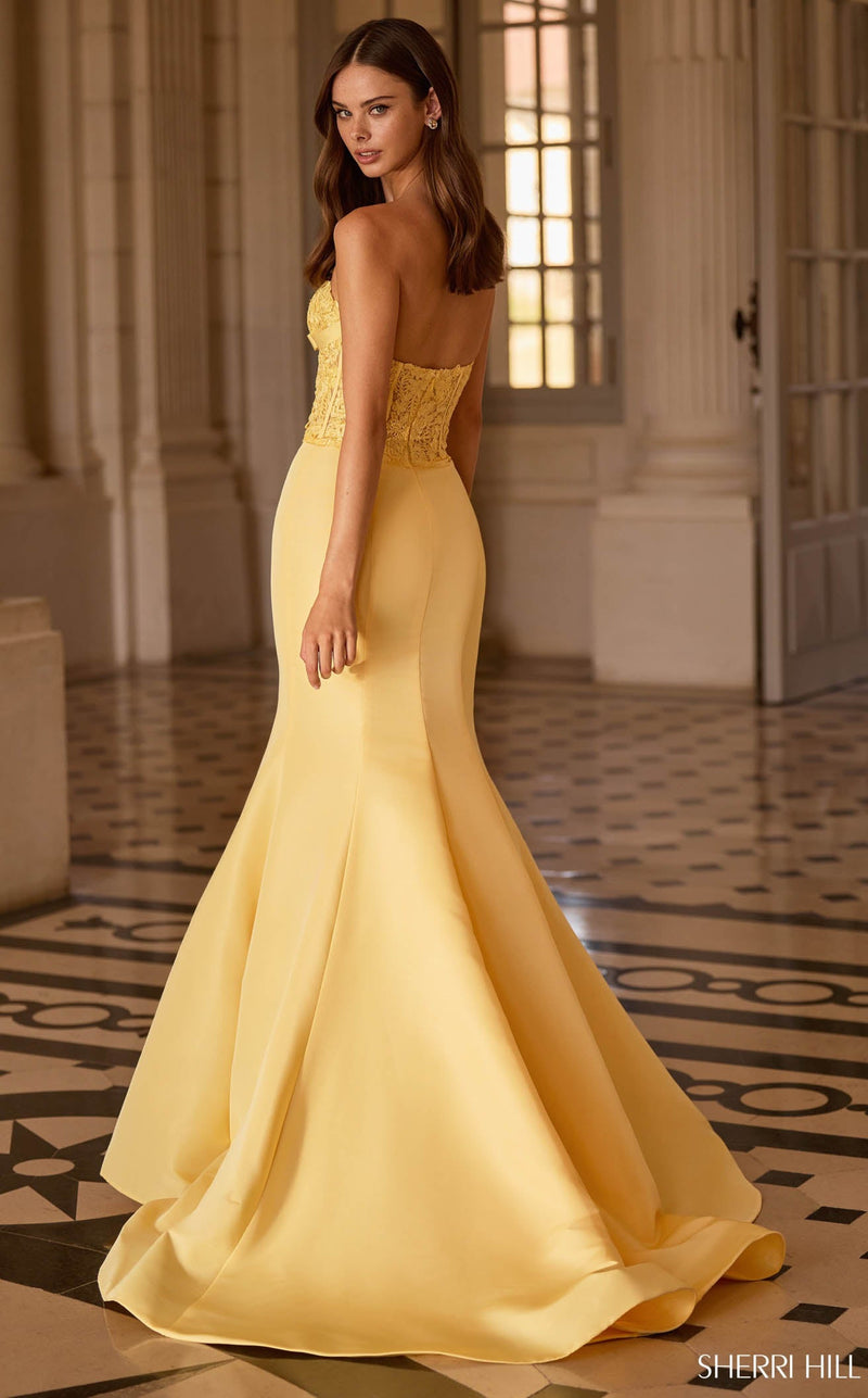 Sherri Hill 57621 Yellow