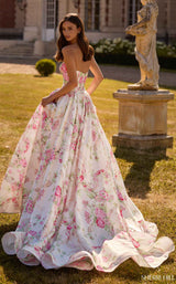 Sherri Hill 57667 Ivory Print