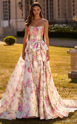 Sherri Hill 57667 Ivory Print