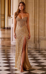 Sherri Hill 57669 Nude/Gold